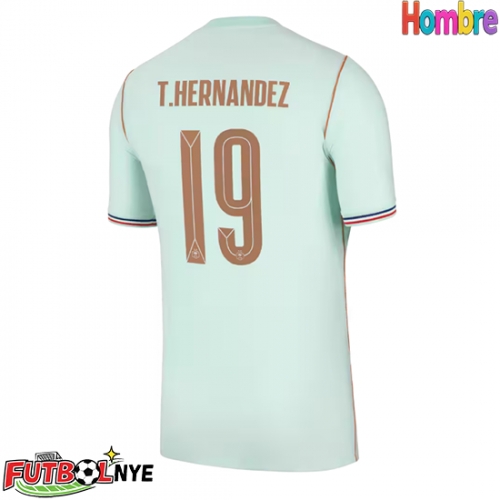 Camiseta Francia Theo Hernandez #19 Visitante Equipación Mundial 2026 manga corta